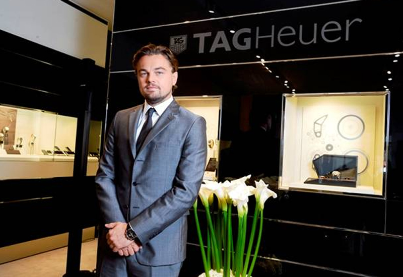 Leonardo di caprio at paris tag store